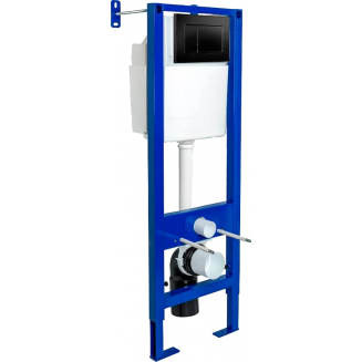 Система инсталляции для унитазов BERGES Atom 410 + клавиша черная