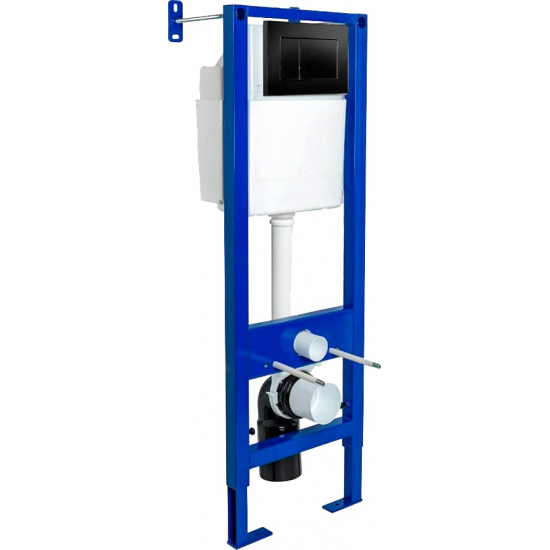 Система инсталляции для унитазов BERGES Atom 410 + клавиша черная