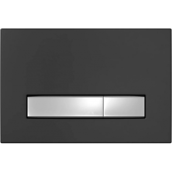 Система инсталляции для унитазов BERGES Atom Line 410 + клавиша чёрная/хром soft touch