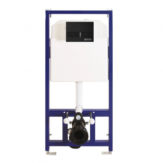 Система инсталляции для унитазов BERGES Novum 040215 + клавиша чёрная