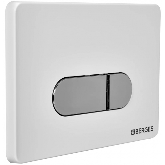 Система инсталляции для унитазов BERGES Novum 040237 + клавиша хром/белая