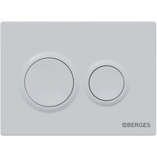 Система инсталляции для унитазов BERGES Novum 040261 + клавиша белая