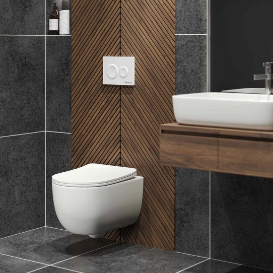 Система инсталляции для унитазов BERGES Novum 040261 + клавиша белая