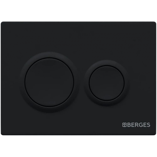 Система инсталляции для унитазов BERGES Novum 040265 + клавиша чёрная