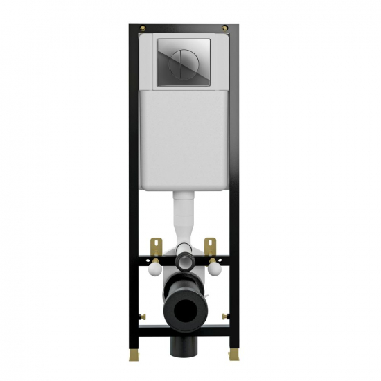 Система инсталляции для унитазов CERSANIT BLACK с кнопкой LEON