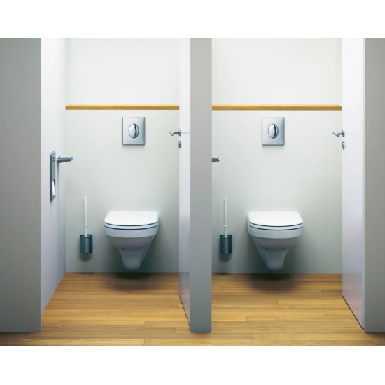 Система инсталляции для унитазов GROHE 38750001 Rapid SL 4 в 1 с овальной кнопкой смыва