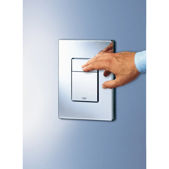 Система инсталляции для унитазов GROHE 38772001 Rapid SL 3 в 1 с квадратной кнопкой смыва (Германия)