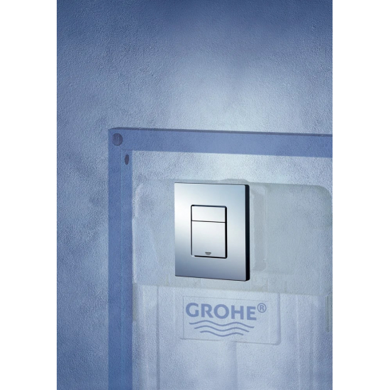 Система инсталляции для унитазов GROHE 38772001 Rapid SL 3 в 1 с квадратной кнопкой смыва (Германия)