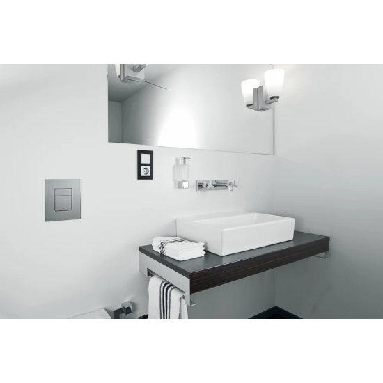 Система инсталляции для унитазов GROHE 38772001 Rapid SL 3 в 1 с квадратной кнопкой смыва (Германия)