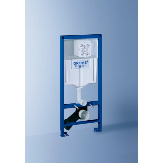 Система инсталляции для унитазов GROHE 38813001 Rapid SL 4 в 1 с круглой кнопкой смыва