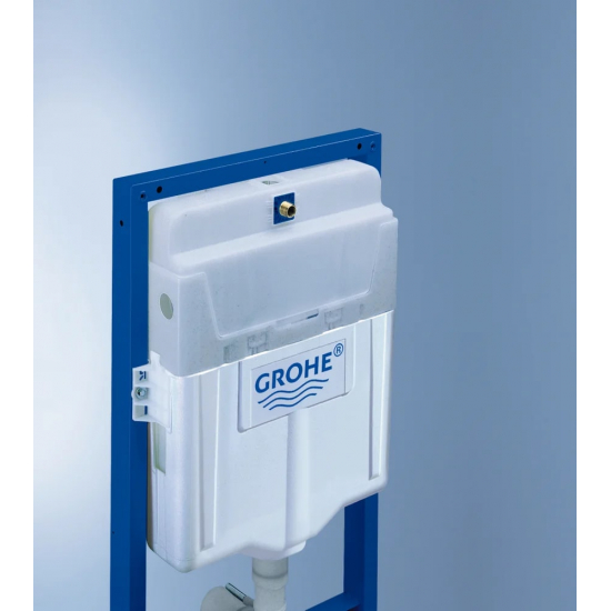 Система инсталляции для унитазов GROHE 38813001 Rapid SL 4 в 1 с круглой кнопкой смыва