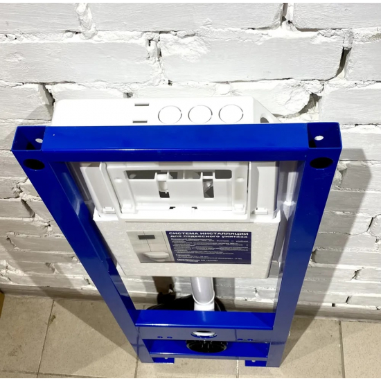 Система инсталляции для унитазов УКЛАД СИ 01.04.54.00.1 с кнопкой хром