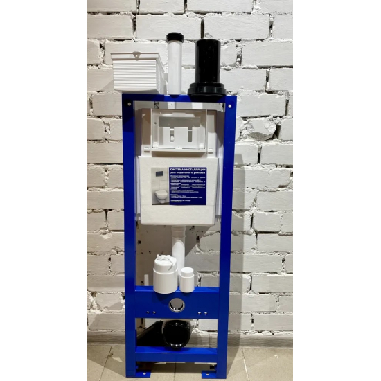 Система инсталляции для унитазов УКЛАД СИ 01.04.54.00.1 с кнопкой хром