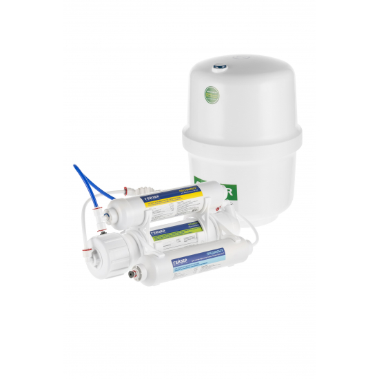 Система обратного осмоса ГЕЙЗЕР Престиж 2 с баком 12л, с мембранным фильтром