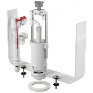 Сливной механизм ALCA PLAST SA2000S 1/2" CHROM хром нижняя подводка