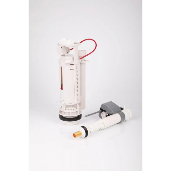 Сливной механизм GAPPO G1890.04 боковая и нижняя подводка 1/2", пневмокнопка