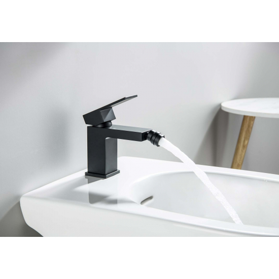 Смеситель для биде AQUATEK Либра AQ1618MB матовый чёрный