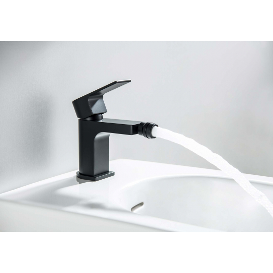 Смеситель для биде AQUATEK Лира AQ1418MB матовый чёрный