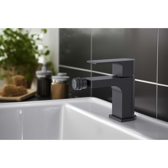 Смеситель для биде AQUATEK Лира AQ1418MB матовый чёрный
