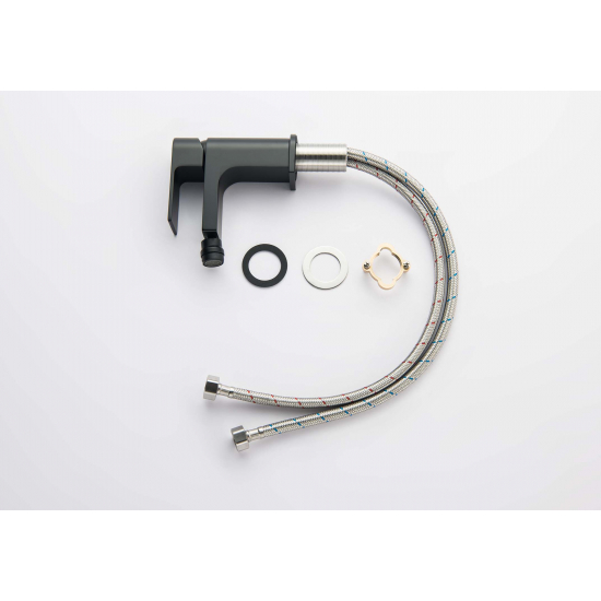 Смеситель для биде AQUATEK Лира AQ1418MB матовый чёрный