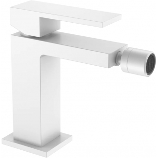 Смеситель для биде BOHEME Qubic 476-MW белый матовый