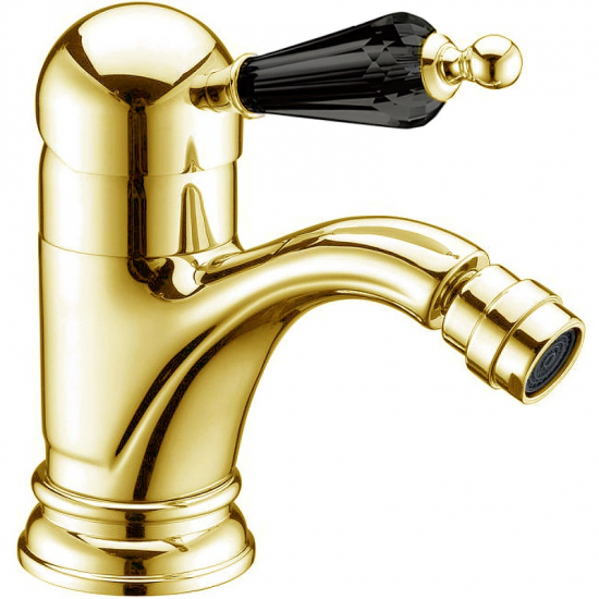 Смеситель для биде BOHEME Tradizionale Nero 256 золото