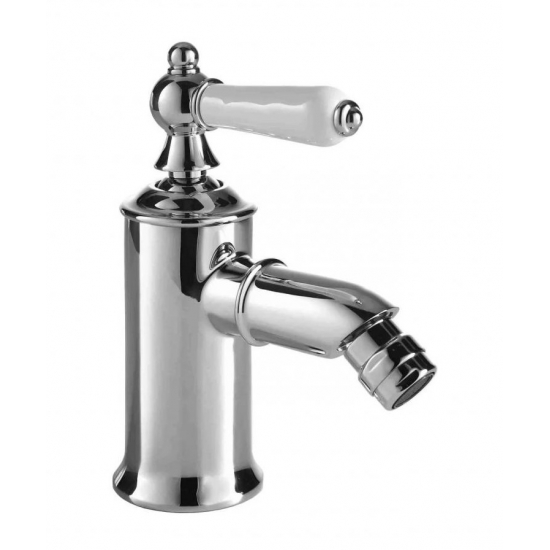 Смеситель для биде BRAVAT Art F375109C хром/белый