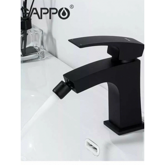 Смеситель для биде GAPPO G07-6 G5007-6 чёрный
