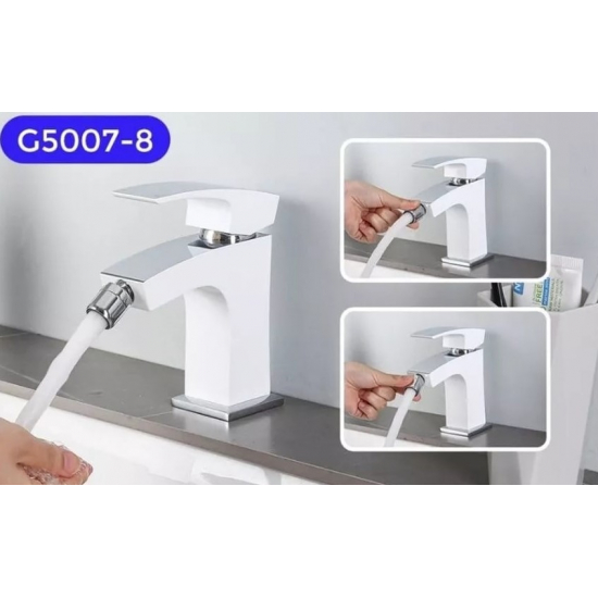 Смеситель для биде GAPPO G07-8 G5007-8 белый хром