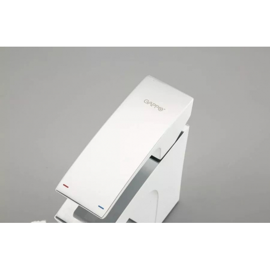 Смеситель для биде GAPPO G07-8 G5007-8 белый хром