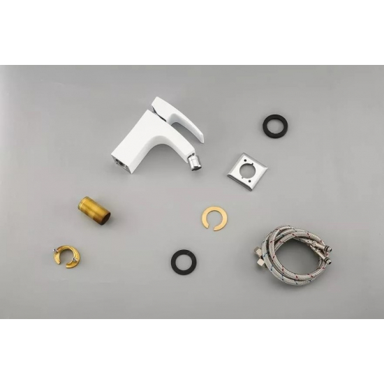 Смеситель для биде GAPPO G07-8 G5007-8 белый хром