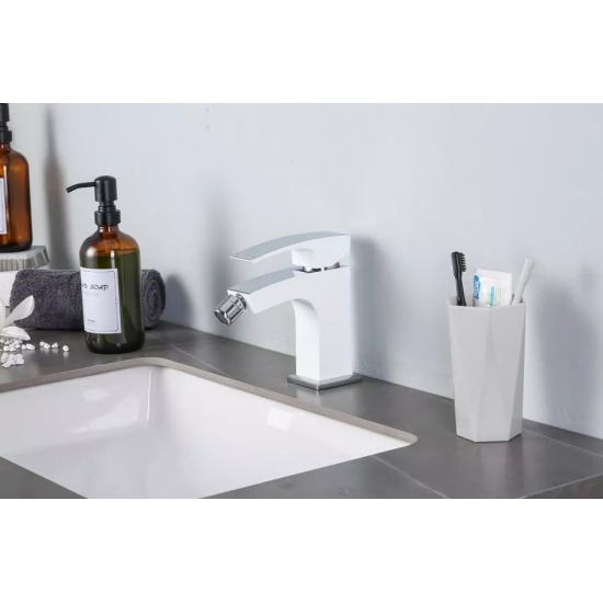 Смеситель для биде GAPPO G07-8 G5007-8 белый хром