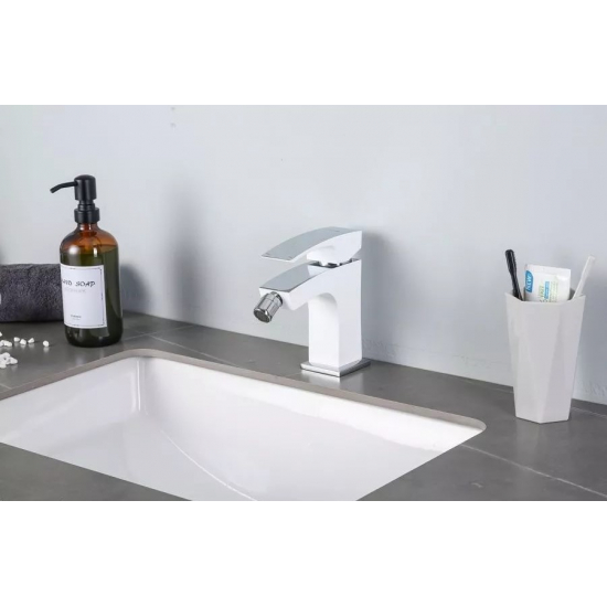 Смеситель для биде GAPPO G07-8 G5007-8 белый хром