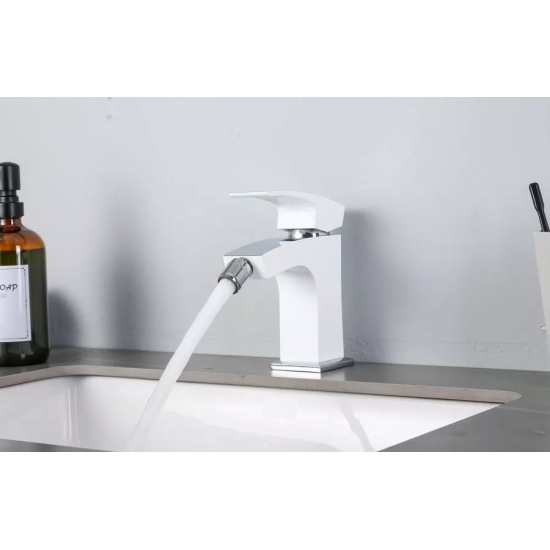 Смеситель для биде GAPPO G07-8 G5007-8 белый хром