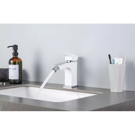 Смеситель для биде GAPPO G07-8 G5007-8 белый хром