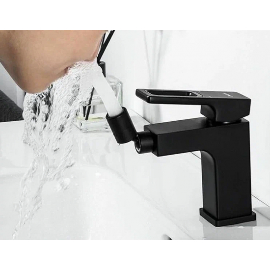 Смеситель для биде GAPPO G5017-6 чёрный