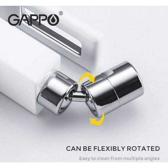 Смеситель для биде GAPPO G5017-8 белый хром