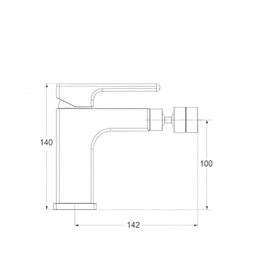 Смеситель для биде GAPPO G5018 хром
