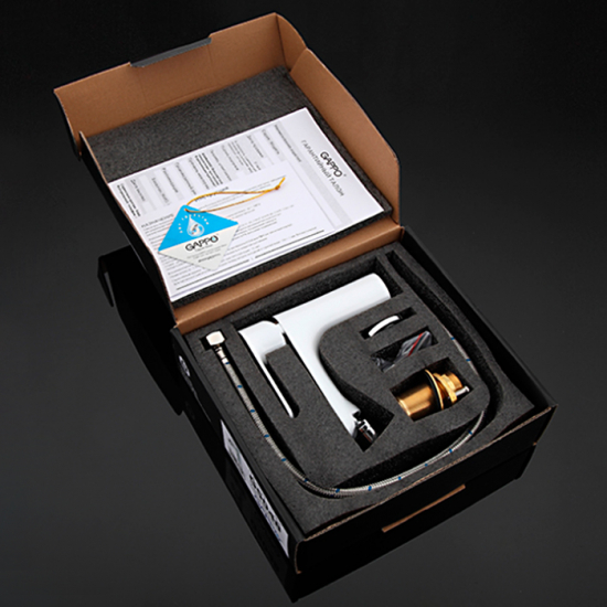 Смеситель для биде Gappo G5048 белый хром