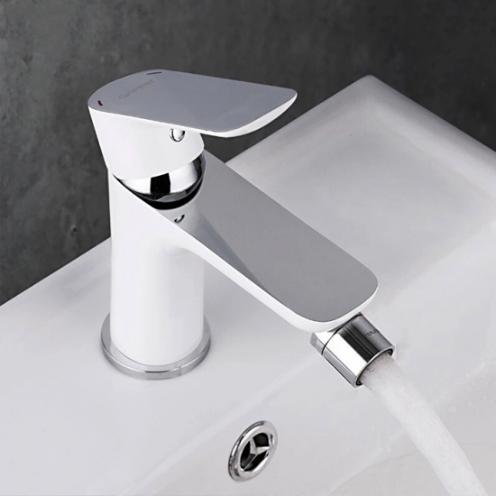 Смеситель для биде Gappo G5048 белый хром