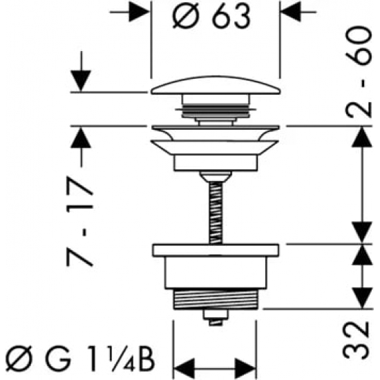 Смеситель для биде HANSGROHE Finoris 76200000 хром