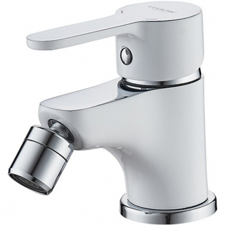 Смеситель для биде LEDEME L5003W белый/хром