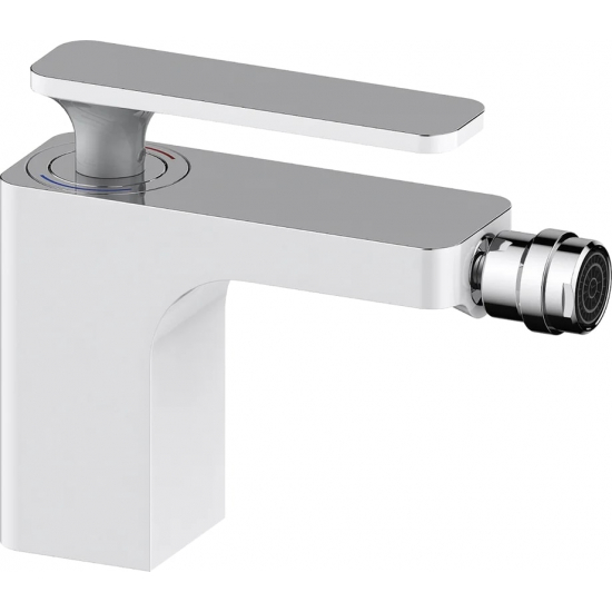 Смеситель для биде TIMO Torne 4362/00-16F белый/хром