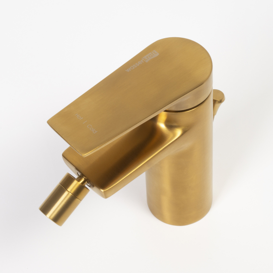 Смеситель для биде WASSERKRAFT Aisch 5506 матовое золото