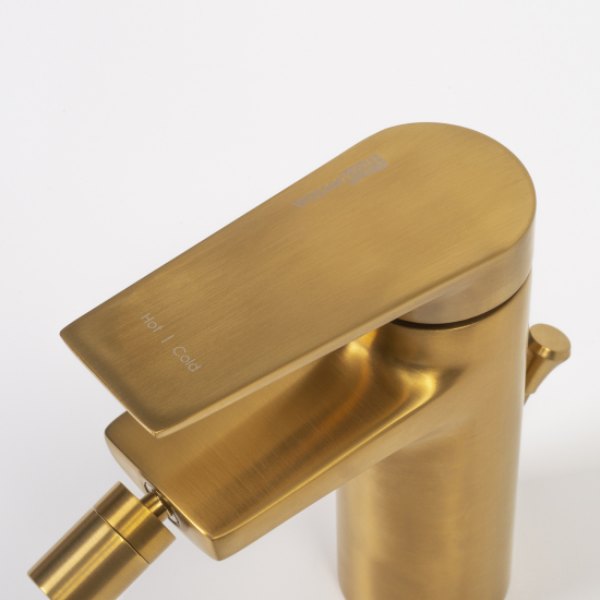 Смеситель для биде WASSERKRAFT Aisch 5506 матовое золото