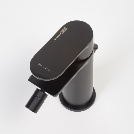 Смеситель для биде WASSERKRAFT Elbe 7406 чёрный матовый