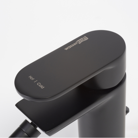 Смеситель для биде WASSERKRAFT Elbe 7406 чёрный матовый