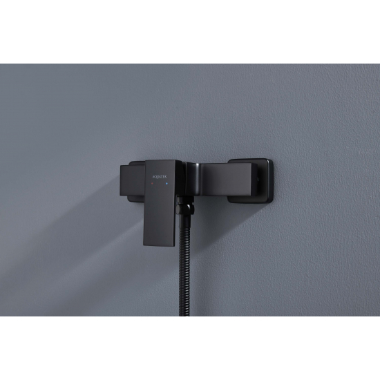 Смеситель для душа AQUATEK Либра AQ1660MB матовый чёрный