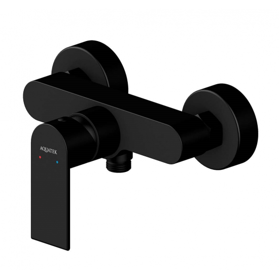 Смеситель для душа AQUATEK Лира AQ1460MB матовый чёрный