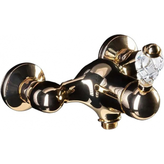 Смеситель для душа BOHEME Crystal 284-CRST золото